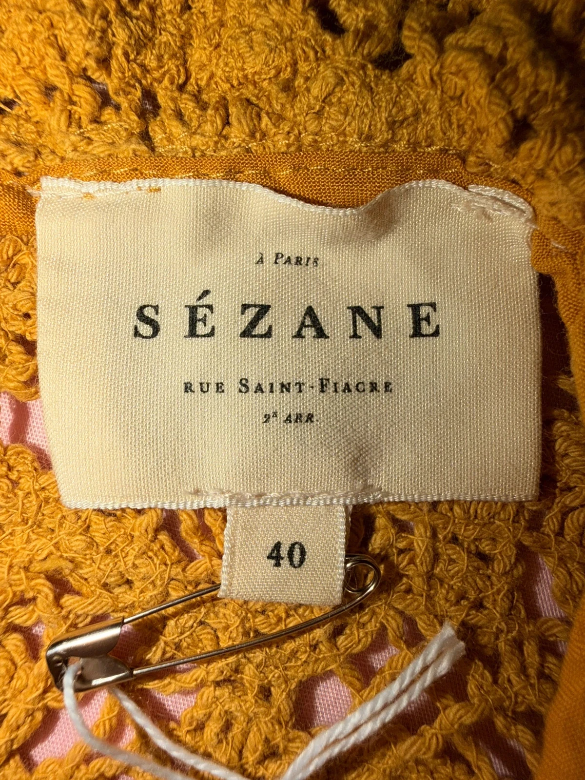 Blusa mujer sezane talla 40 poco usado – photo 5